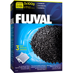 Активированный уголь Fluval Carbon, 3 x 100 гр