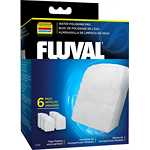 Вкладыш тонкой очистки 6 шт, для фильтров Fluval 305/306, 405/406