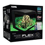 Аквариум Fluval Flex 57л черный