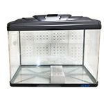 Аквариум Jebo 60л чёрный с фильтром и led лампой