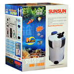 Внешний фильтр SunSun HW-303B, 1400 л/ч, встроенный УФ-стерилизатор 9 Вт