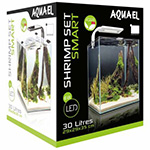 Аквариумный набор Aquael Shrimp Set Smart чёрный, 30л