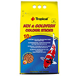 Корм для прудовых рыб Tropical Koi and Goldfish Colour Sticks, 10л/0,8кг